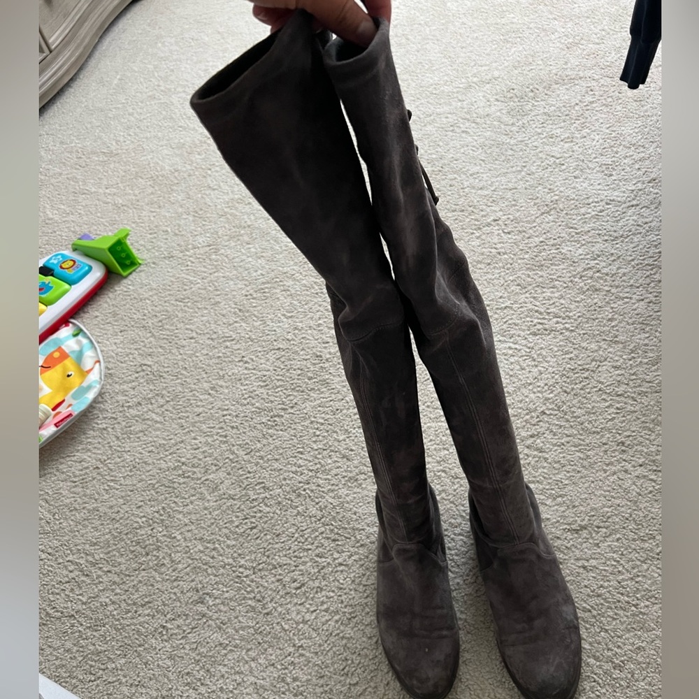 Stuart Weitzman Suede Over-The-Knee Boots